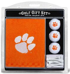Team Golf NCAA Serviette Brodée Ensemble Cadeau, Homme, Clemson Tigers