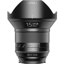 irix Ultra grande lente angular Blackstone 15 mm f2,4 95 mm rosca de filtro de tamanho completo, etiqueta brilhante, otimizada lente anel de foco