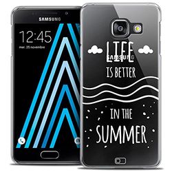 Caseink - fodral för Samsung Galaxy A3 2016 (A310) [Crystal HD Summer Design Life's Better - hårt - ultratunt - tryckt i Frankrike]