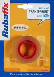 Rubafix 392400 recarga para dispensador adhesiva 19 m x 25 m/tarjeta transparente