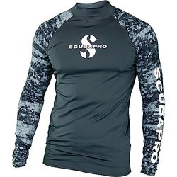 SCUBAPRO Rashguard UPF 50 för män, långärmad, rashguard för män