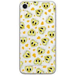 ERT GROUP mobiltelefonfodral för Iphone XR originalt och officiellt licensierat Looney Tunes mönster Tweety 017 optimalt anpassad till formen på mobiltelefonen, gedeeltelijk transparant
