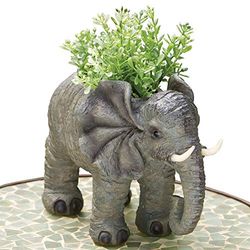 Bits and Pieces - Olifant Garden Planter - Decoratieve Safari Plant Houder voor binnen of buiten