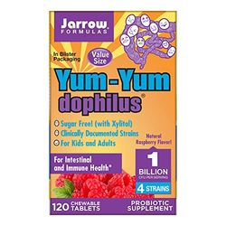 Jarrow Formulas Yum-Yum Dophilus, 1 Billion - 120 Chewable Tabs 120 unidades 135 g