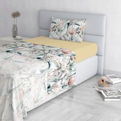 Italian Bed Linen FASHION Completo Letto made in italy, microfibra, Denny, Piazza e Mezza