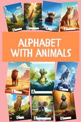 Alphabet with Animals: Children's Alphabets with Animals Kids Colouring Book