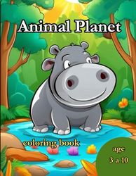 Animal Planet coloring book: Coloring book for children of different animals