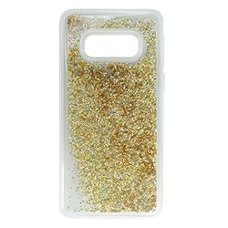 Babaco Telefoonhoesje voor Samsung S10e Liquid Glitter Effect, Goud