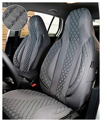 Fundas de Asiento compatibles con Land Rover Discovery Sport 2, Conductor y Pasajero a Partir de 2019, número de Color: PL409