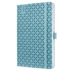 SIGEL J5113 Jolie Weekly Planner 2025, hardcover, 13,5 x 20,3 cm, 174 Pages, Light Blue