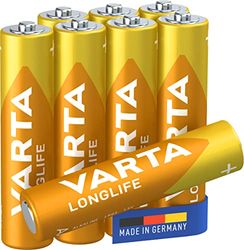 Varta 4103 - Pacote de 8 pilhas alcalinas AAA, cor a mAhrillo