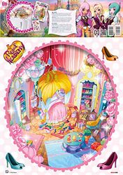 Imagicom Regal Academy muursticker rozen, PVC, roze, 0,1 x 42,5 x 30,5 cm