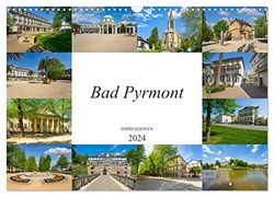 Bad Pyrmont Impressionen (Wandkalender 2024 DIN A3 quer), CALVENDO Monatskalender: Traumhafte Bilder der Kurstadt Bad Pyrmont
