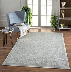 Sophia Vloerkleed Woonkamer, modern, vintage look grijs 80x300 cm Kortpolig
