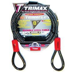 Trimax Trimaflex TDL815 Câble Multi-Usage à Double Boucle 2,4 m de Long x 15 mm, Emballage en Carton, Acier, 2,4 m