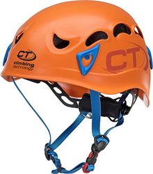 Climbing Technology Galaxy Casque Unisexe pour Adulte, Adulte Mixte, 6X94801AE0CTSTD, Arancio/Azzurro, Regolabile da 50-61 Cm