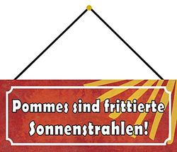 Schatzmix Plaque en tôle, Multicolore, 27 x 10 cm