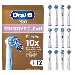 Oral-B Pro Sensitive Clean Brossettes Pour Brosse À Dents, Pack De 12 Unités, Convient À Une Boîte Aux Lettres