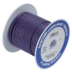 Ancor TINNED Copper WIRE 18AWG (0,8MM²) Purple 100FT DAN-788 Other, Multicolor, One Size