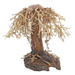 DUPLA Weeping Willow 2 Arbre décoratif Fait Main pour Aquarium 22 x 18 x 13 cm