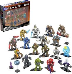 Mega Halo actiefiguren, bouwspeelgoedset, personagepakket met 338 stuks, beweegbare articulatie, 2 inch lang, verzamelobject voor kinderen of volwassenen
