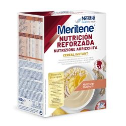 Meritene | Cereales Instantáneos en Polvo para Papilla | Sabor Multifrutas | Para la Alimentacion de Adultos con Disfagia y Dificultades para Masticar | 2 Sobres | 300 Gr