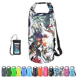 OMGear Mochila Impermeable para teléfono 40L/30L/20L/10L/5L, Saco seco Flotante para Kayak, Barco, Actividades al Aire Libre