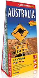 Australie 1/4.250.000 (carte grand format laminée) - Anglais