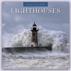 Lighthouses 2024 Square Wall Calendar