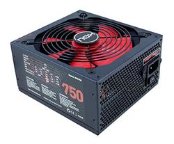 NOX NX 750W - NXS750 - alimentations 750W, compatible SLI&Crossfire, ventilateur 140mm, ultra silencieux, compatible Multi GPU, PFC actif, couleur noire