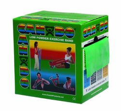 CanDo Bande Élastique Boîte de 46 m Vert/Moyen