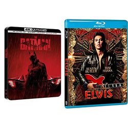 THE BATMAN (2022) STEELBOOK (4K Ultra HD + Blu-Ray) - Esclusiva Amazon & ELVIS (BS)