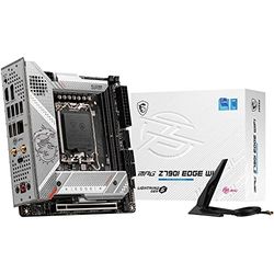 MSI MPG Z790I EDGE WIFI Placa base Mini-ITX - Soporta procesadores Intel 12th & 13th Gen Core, LGA 1700 - 105A SPS VRM, DDR5 Memory Boost 8000+MHz/OC, PCIe 5.0 x16, 2 x M.2 Gen4, Wi-Fi 6E