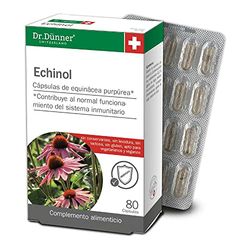 Salus - Echinol Complemento Alimenticio - 80 Cápsulas - Contribuye al Fortalecimiento del Sistema Inmunitario - Elaborado con Extracto de Equinácea Purpúrea