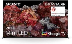 Sony Bravia XR-85X95L, 85 Pulgadas, TV Mini LED 4K HDR, Smart Google TV, Funciones Eco, Óptimo para PlayStation5, Bravia Core, Marco de Aluminio