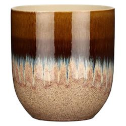 rituali domestici - Cachepot L keramik 20 x 20 cm djup 22,2 cm samling Introterra
