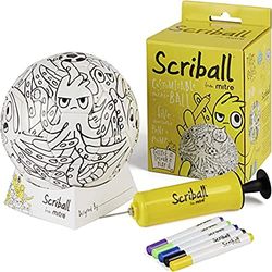 Mitre Scriball Ooodles Mini pallone da calcio personalizzabile, regalo ottimo per tutte le occasioni, Oobil, taglia unica