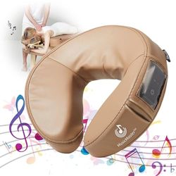 Music Master, cuscino rotondo a mezzaluna ad alta fedeltà, cuscino massaggiante Bluetooth, poggiatesta musicale sp aMusical supporto collo per lettini da massaggio, lontra