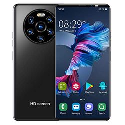 Kudoo Teléfono Móvil Libre 3G, Mate40 Pro Android Smartphone Libre, Pantalla Full HD de 5.45 Pulgadas, 1GB RAM + 8GB ROM, 2MP + 5MP, Batería 2200mAh [Clase de eficiencia energética A++](Negro)