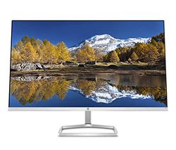 HP M27fq Monitor, Schermo IPS QHD 27”, AMD FreeSync, Tempo Risposta 5ms Overdrive, Risoluzione 2560 x 1440p, Micro-Edge, Antiriflesso, DiplayPort, HDMI, Inclinazione Regolabile, Argento