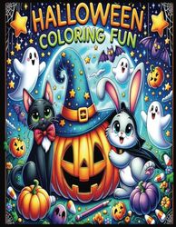 Halloween Coloring Fun: 40 Spooktacular Illustrations for Kids Ages 4-8 – Boost Creativity, Improve Hand-Eye Coordination, and Celebrate Halloween!