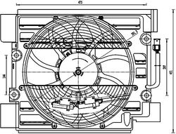 MAHLE ACF 23 000S A/C Condensateur Ventilateur