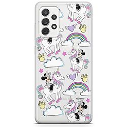 ERT GROUP mobiltelefonfodral för Samsung A33 5G originalt och officiellt licensierat Disney mönster Minnie 037 optimalt anpassad till formen på mobiltelefonen, gedeeltelijk transparant