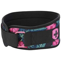 Harbinger 4,5" (11,43 cm) Foam Core Belt voor onderrug en core stabiliteit, bloemen, Unisex, Medium