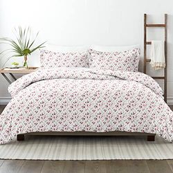 Linen Market Dekbedovertrek Set, Blossom Pink, Queen/Full