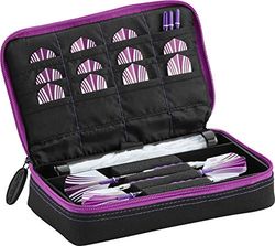 Casemaster by GLD Products Plazma - Custodia per freccette, colore: Nero con cerniera in ametista