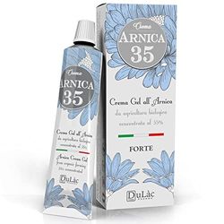 Dulàc - Arnica Gel Crème Naturel et Extra Fort 50ml à l'Arnica Montana Biologique Made in Italy, Crème Gel Arnica Relaxant Musculaire Effet Froid, Crème Arnica Idéal aussi pour les Enfants