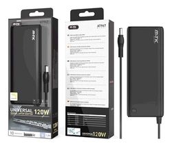 Cargador - Cargador Universal automático de 120W, 10 Conectores, Cable de 1.2m, diseñado para portátiles. Ideal para Uso Diario.