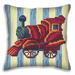 Collection D'Art Kit de Coussin au Point de Croix Nostalgia, Article: 5 402 Taille 40x40 cm.