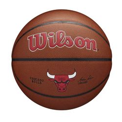 Wilson Team Alliance Chicago Bulls Ball WTB3100XBCHI, Womens,Mens basketballs, brown, 7 EU